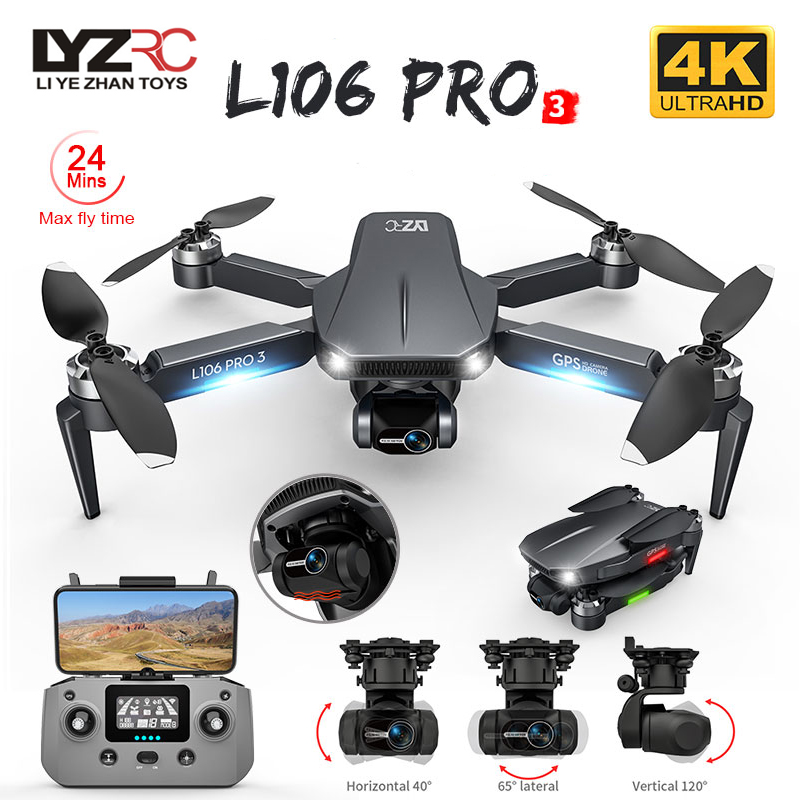 Drone Gimbal 3 Axis - L106 Pro 3 Drohne 5G WIFI