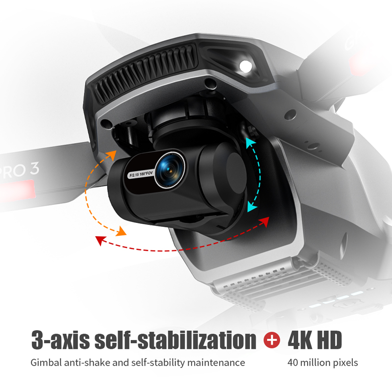 L106 Pro 3 Drohne 5G WIFI FPV  – Drone Gimbal 3 Axis Bewertung und Preis
