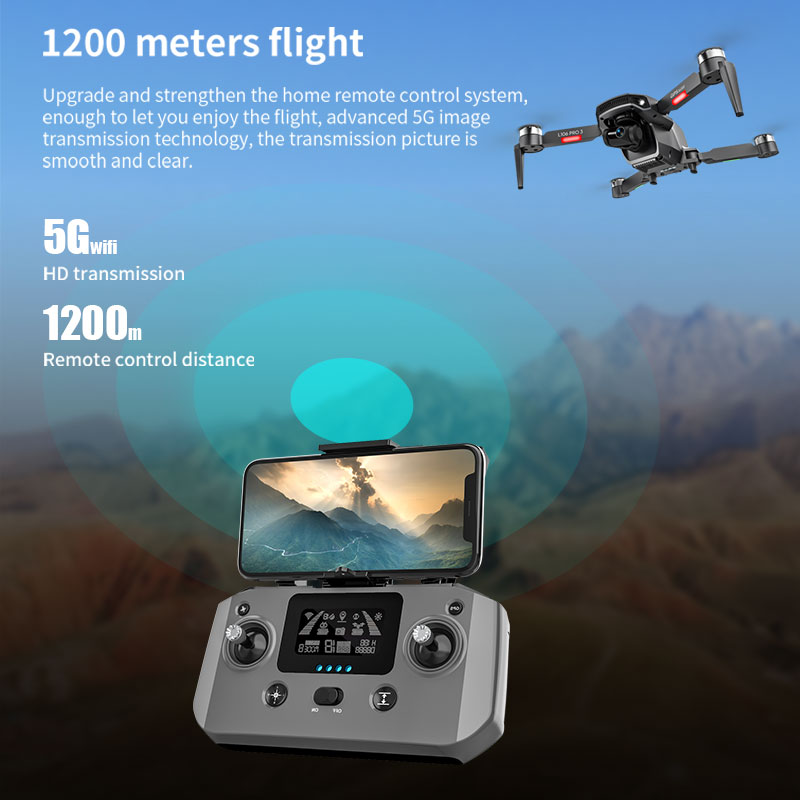 L106 Pro 3 Drohne 5G WIFI FPV  – Drone Gimbal 3 Axis Bewertung und Preis